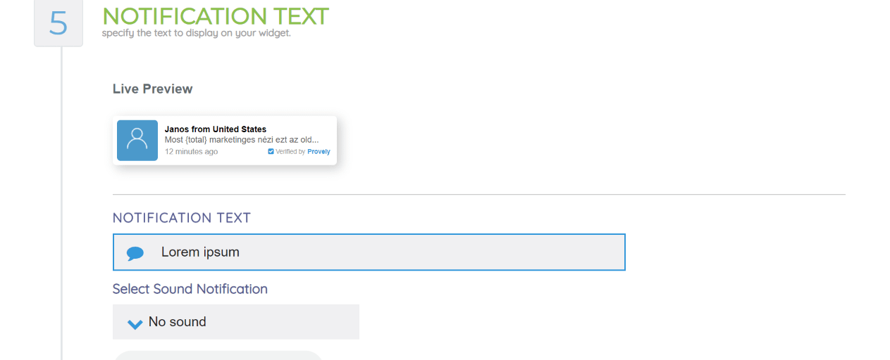 Növeld akár 250%-al a konverziód - Sales Pop az oldaladra 61 provely create step6 - Marketingszoftver, Marketing