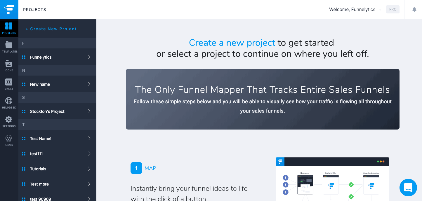 Értékesítési tölcsér tervező program a legjobb fajtából 8 funnelytics new dashboard 2019 01 - értékesítési tölcsér tervező - Marketingszoftver, Marketing