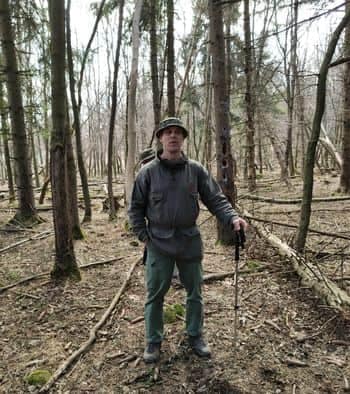 Téli bushcraft tantúra Tankival - Losi Outdoor 14 Fatwood keresés a bushcraft tantúrán