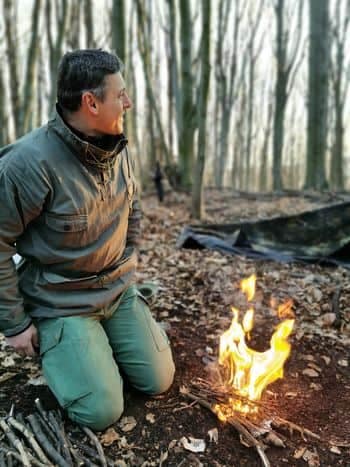 Téli bushcraft tantúra Tankival - Losi Outdoor 11 Tanki a bushcraft tantúrán